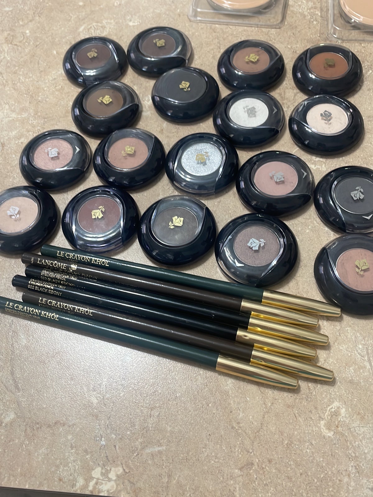 Lancôme eyeshadows and eyeliner pencils for tutti fruti