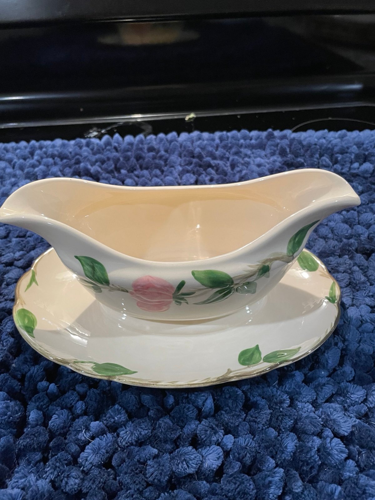 Vintage Desert Rose USA Backstamp Rare 60’s Gravy Boat