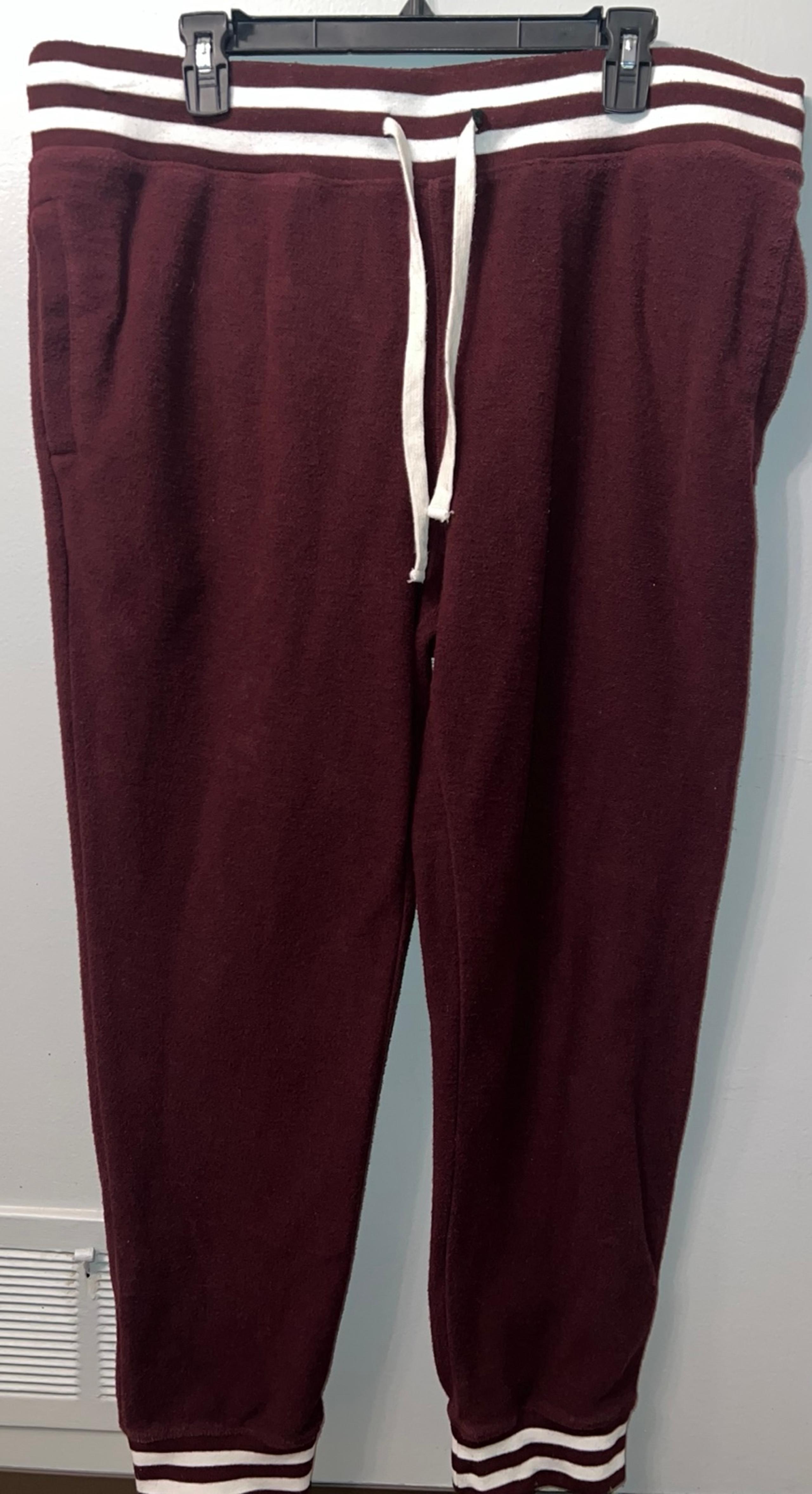Men’s Goodfellow & Co Burgundy Sweatpant Joggers-GUC-Size L