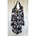 Vera Bradley womens Lightweight Fleece Robe Bloom Boom Navy Size Sm -Med NWT