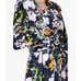 Vera Bradley womens Lightweight Fleece Robe Bloom Boom Navy Size Sm -Med NWT