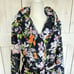 Vera Bradley womens Lightweight Fleece Robe Bloom Boom Navy Size Sm -Med NWT