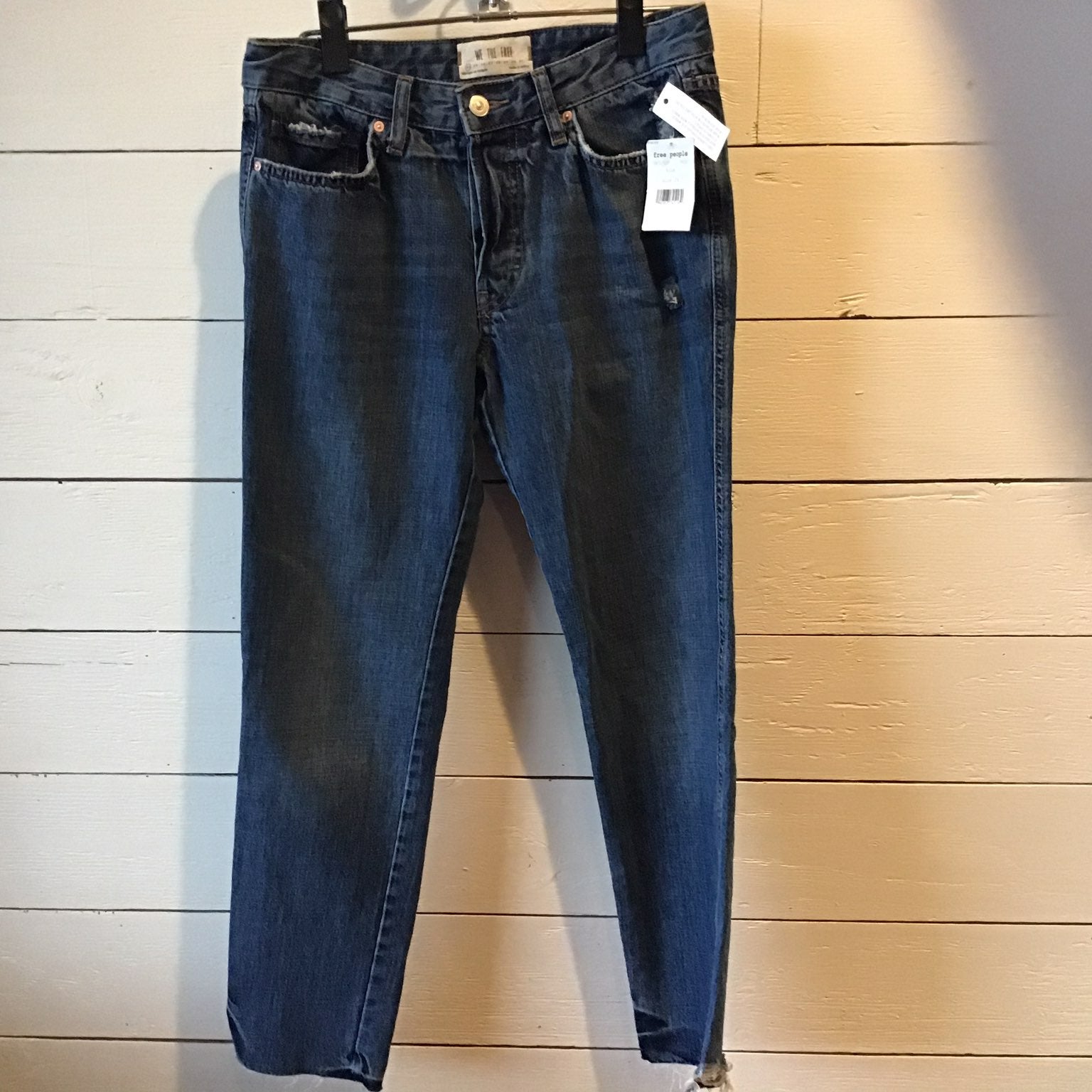 NWT Free People Raw Hem Jeans 24