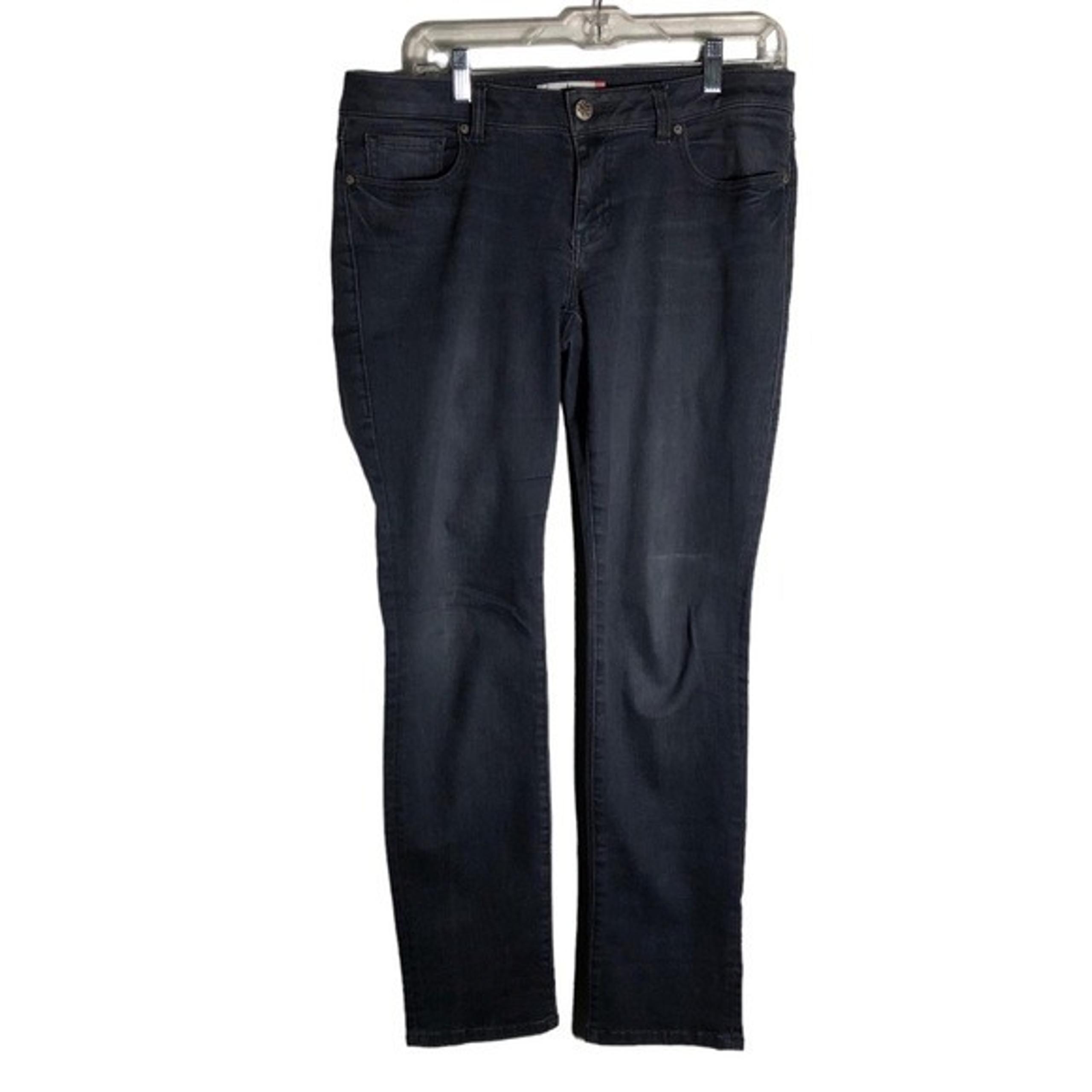 CAbi slim dark gray boyfriend jeans. Size 6
