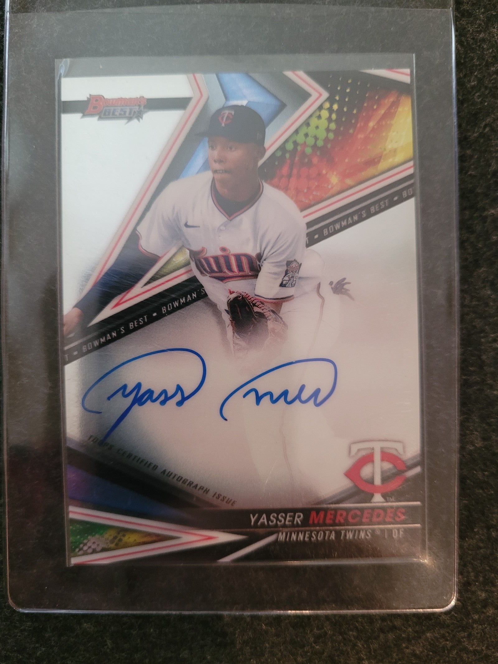 Yasser Mercedes 2022 Bowman's Best Autograph