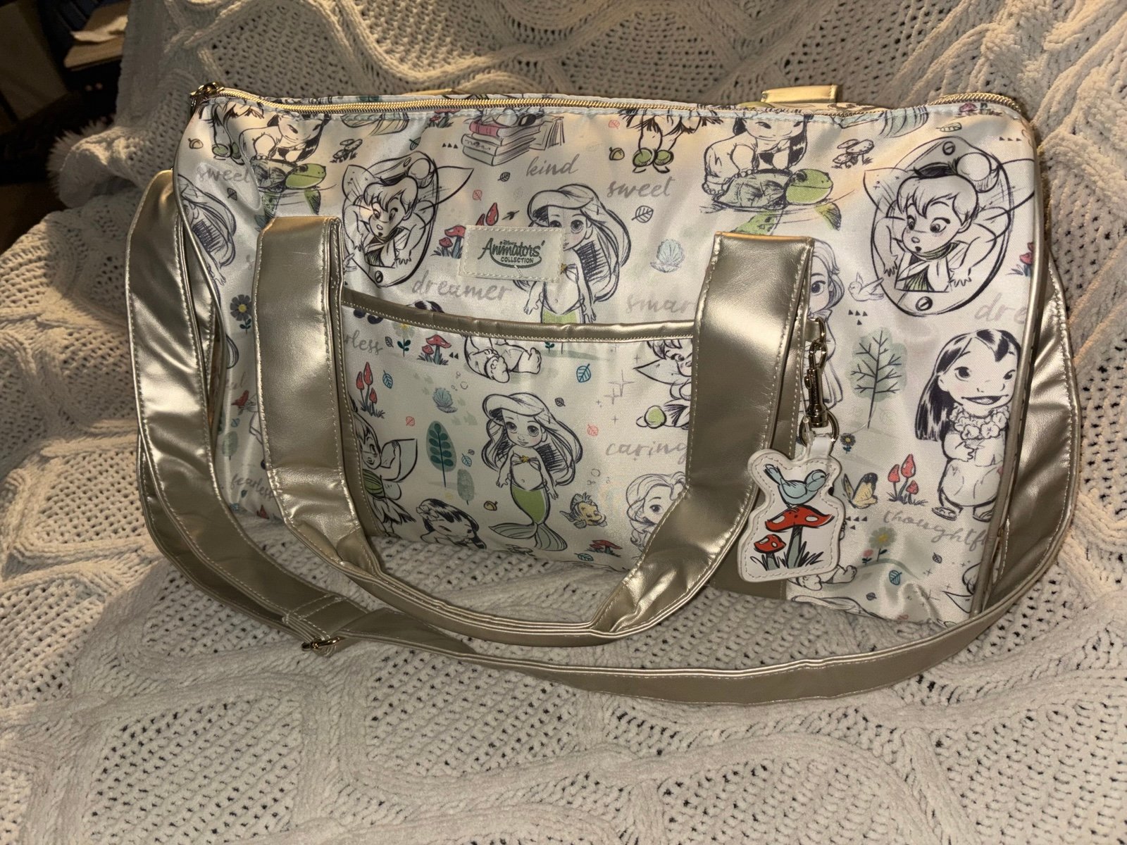 Disney princess duffle bag.