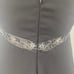 Vintage Y2k Empire Waist Beaded Gown A Line Sleeveless V Neck Black Womens 8