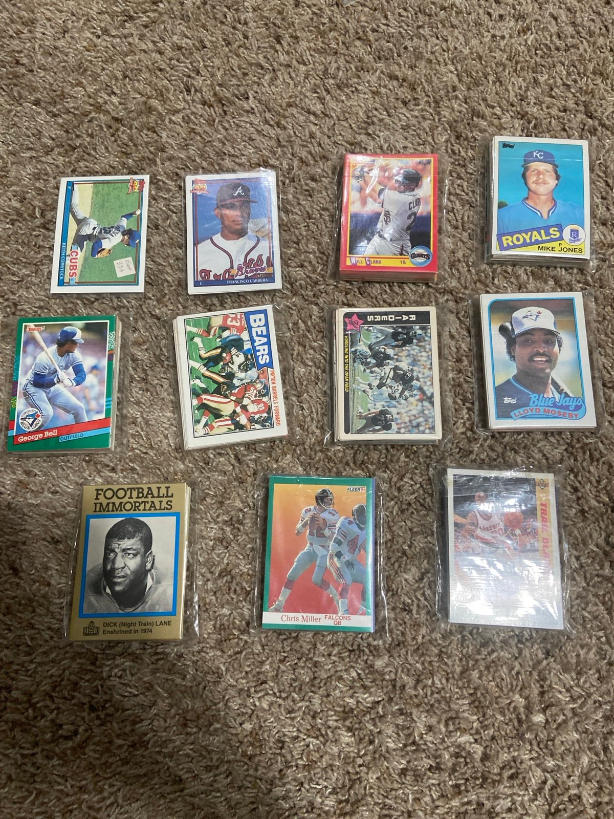 Old card packs never opened