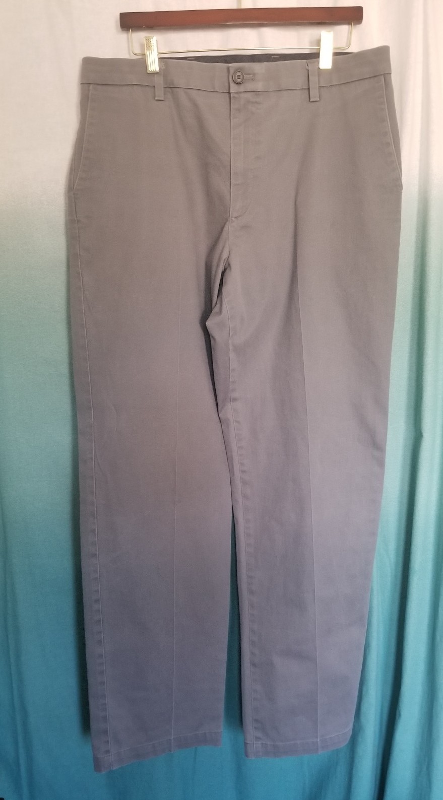 Mens Grey DOCKERS Dress Slacks Pant Size 36/34