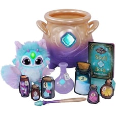 Magic Mixies - Magical Misting Cauldron with Interactive BLUE Plush Toy