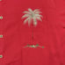 Bamboo Cay 2XL Large Short Sleeve Shirt Embroidered Red Soft Modal Cotton