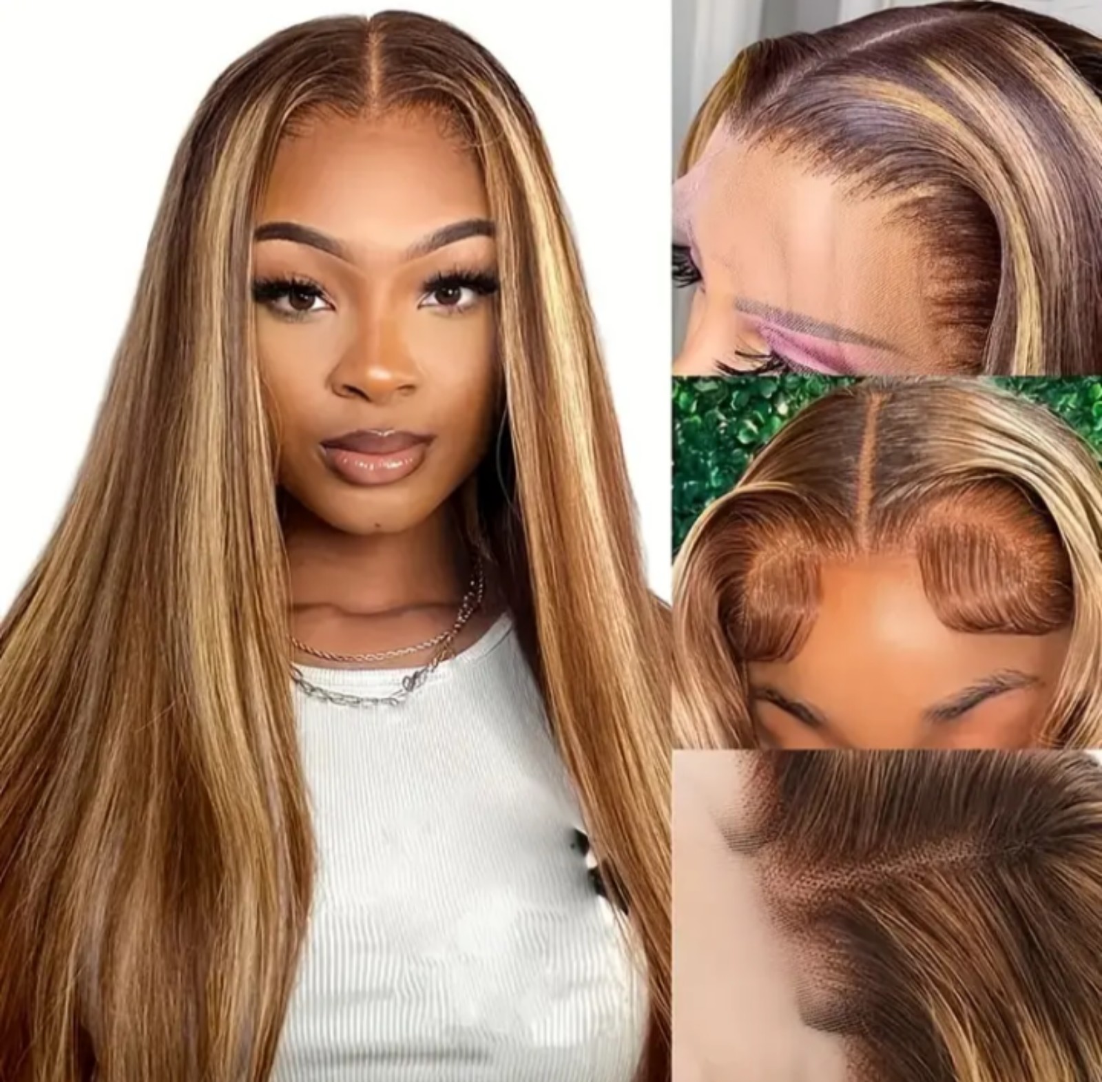 24 Inch Ombre Lace Front Wig