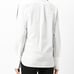 PETER DO Mia Tattoo Grosgrain Side Stripe Fitted Collared Shirt Blouse MSRP1150