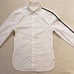 PETER DO Mia Tattoo Grosgrain Side Stripe Fitted Collared Shirt Blouse MSRP1150