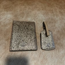 Coach travel Passport holder and luggage tag