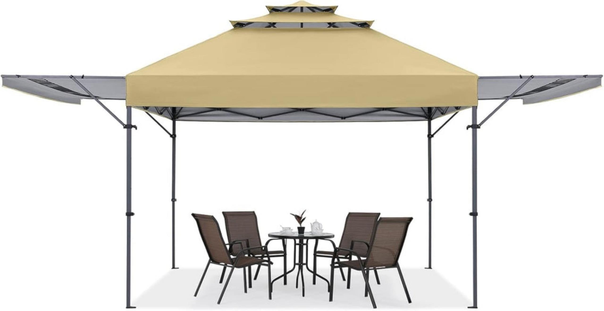 COOSHADE 10x17 Instant Canopy Tent 3-Tier Pop Up Canopy with Ventilation