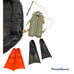 Vintage GI JOE 1960's Scuba Gear LOT Inflatable Boat Fins Tank Oar Snorkel Watch