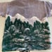 Vintage Mazmania Winter Mountain Forest Fleece Jacket—Large