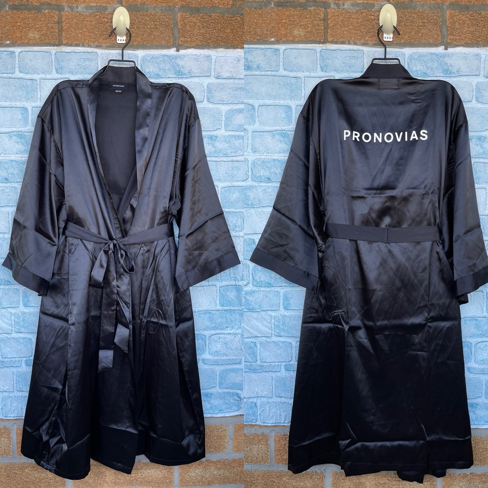 PRONOVIAS SATIN ROBE ONE SIZE