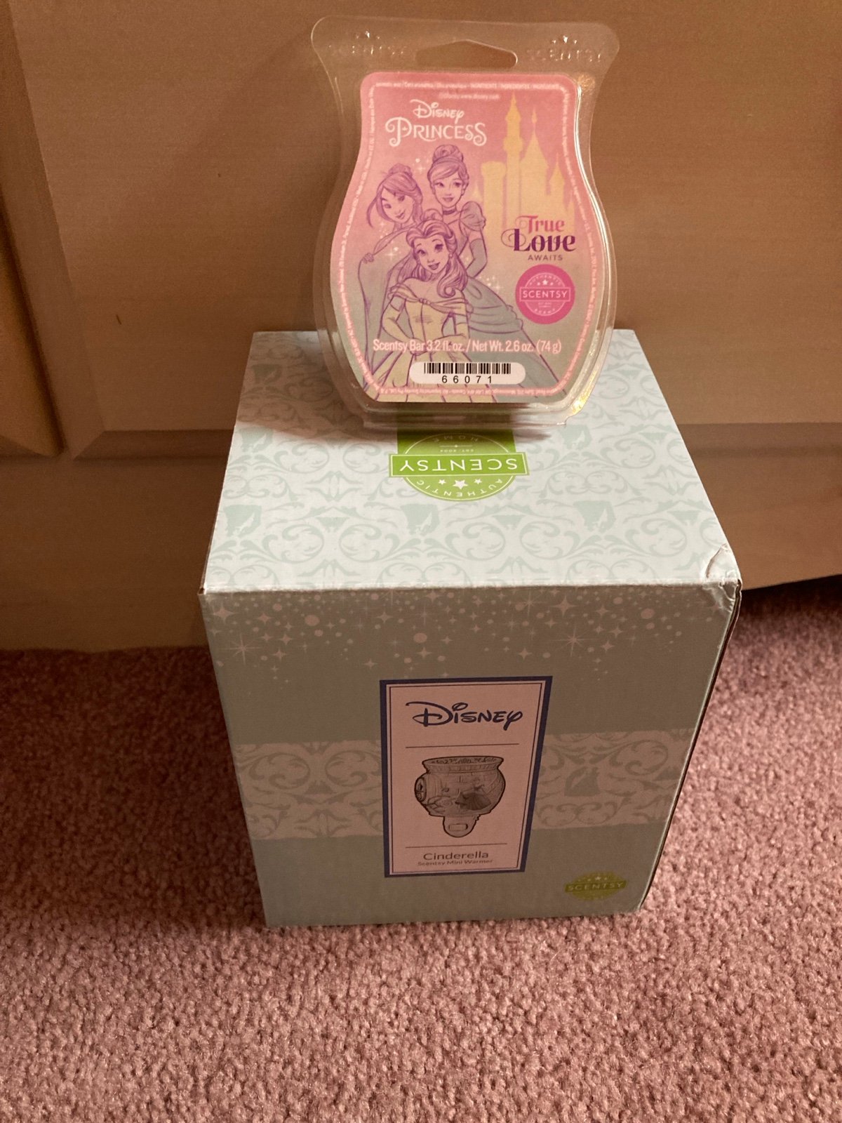 Cinderella Mini Scentsy Warmer and True Love Awaits Wax