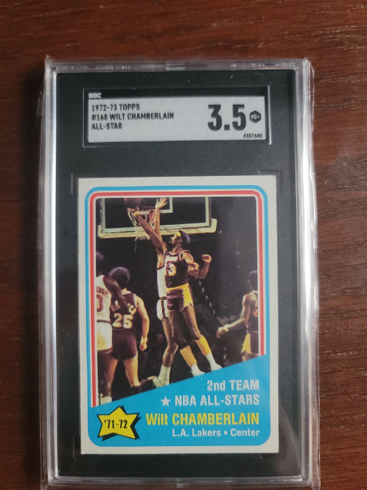 1972-1973 Topps #168 Wilt Chamberlain