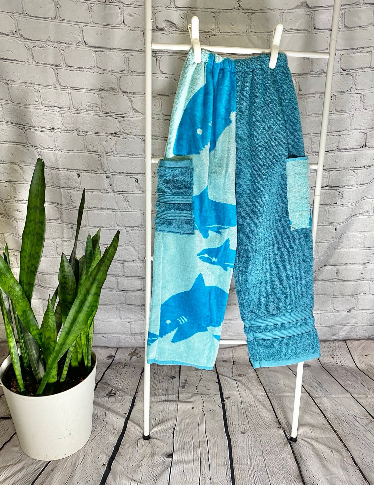 Shark towel pants