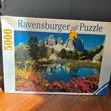 5000, Ravensburger, Dolomites: Lake in the Sella Pass