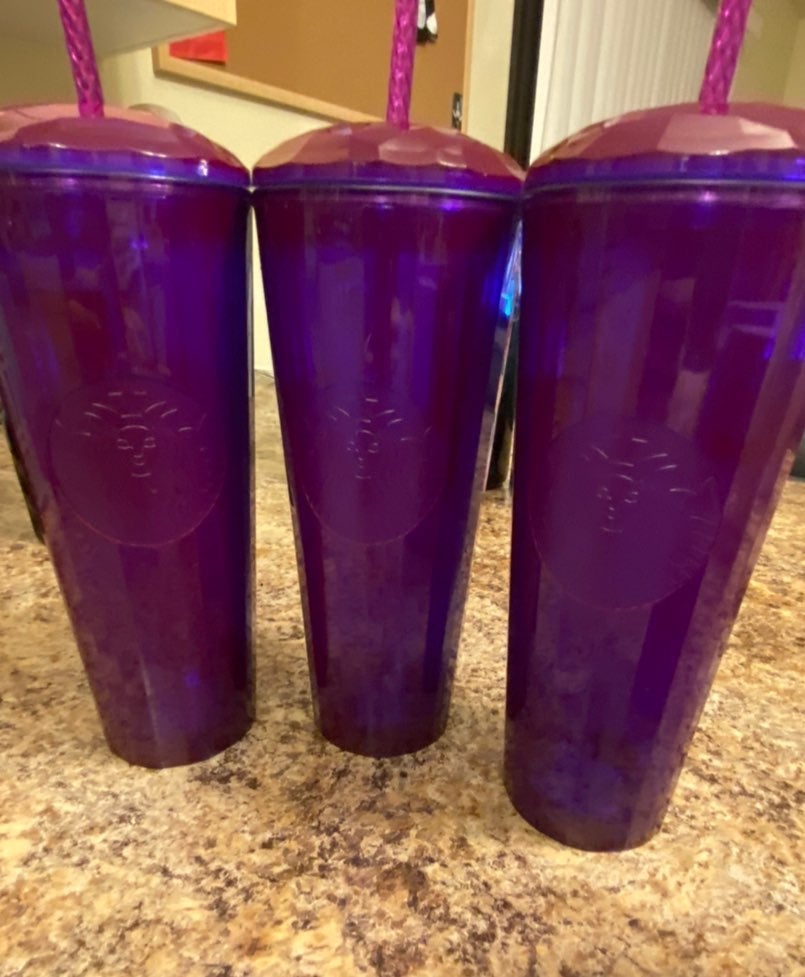 Starbucks 50th anniversary purple tumbler