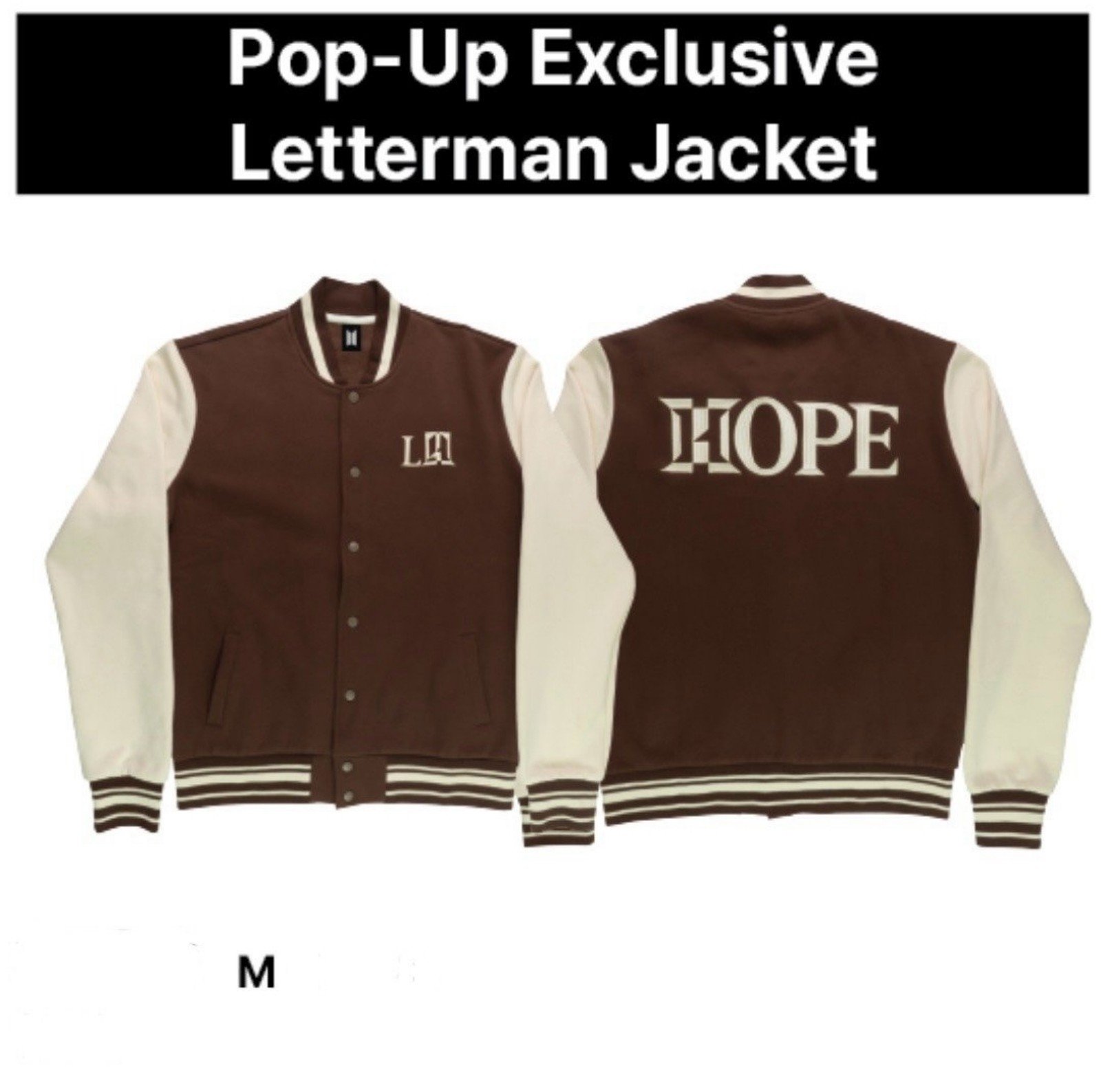 BTS JHOPE Letterman Los Angeles Exclusive Pop-up MEDIUM