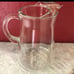 Vintage Glass Lemonade Tea Pitcher