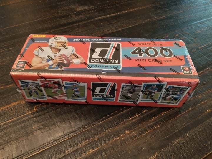 2021 Panini NFL Donruss Football Trading Card Complete Set - NEW FACTORY SEALED