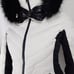 Womens Colorblock Puffer Recco Technology Ski Collection Jacket Size Large