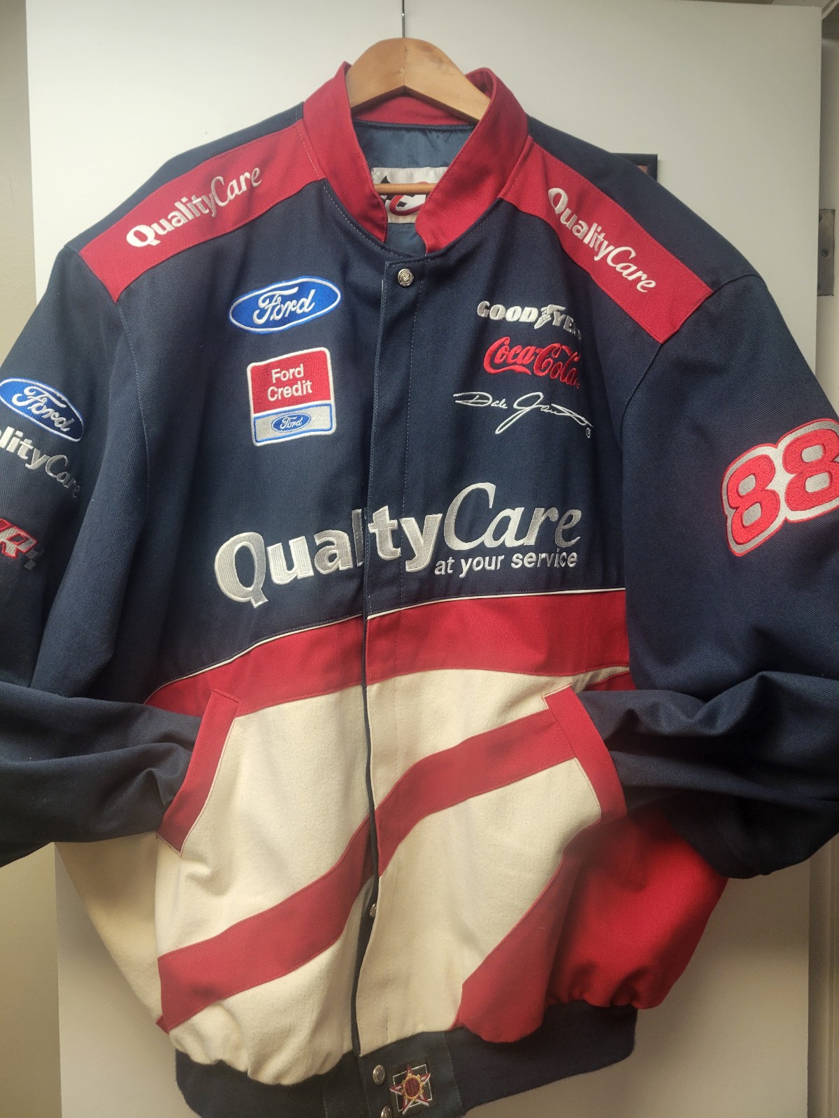 Vintage Jeff Hamilton Chase Authentics Dale Jarett Racing Jacket 4XL