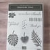 Stampin Up! Tropical Chic w/dies