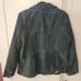 Isaac Mizrahi Live Women's Green Sude Leather Jacket 20 W NWT