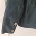 Isaac Mizrahi Live Women's Green Sude Leather Jacket 20 W NWT