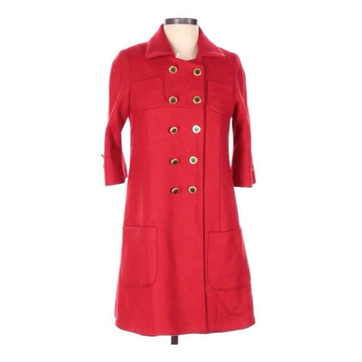 ANTHROPOLOGIE THIRD PIECE Wool Coat 4