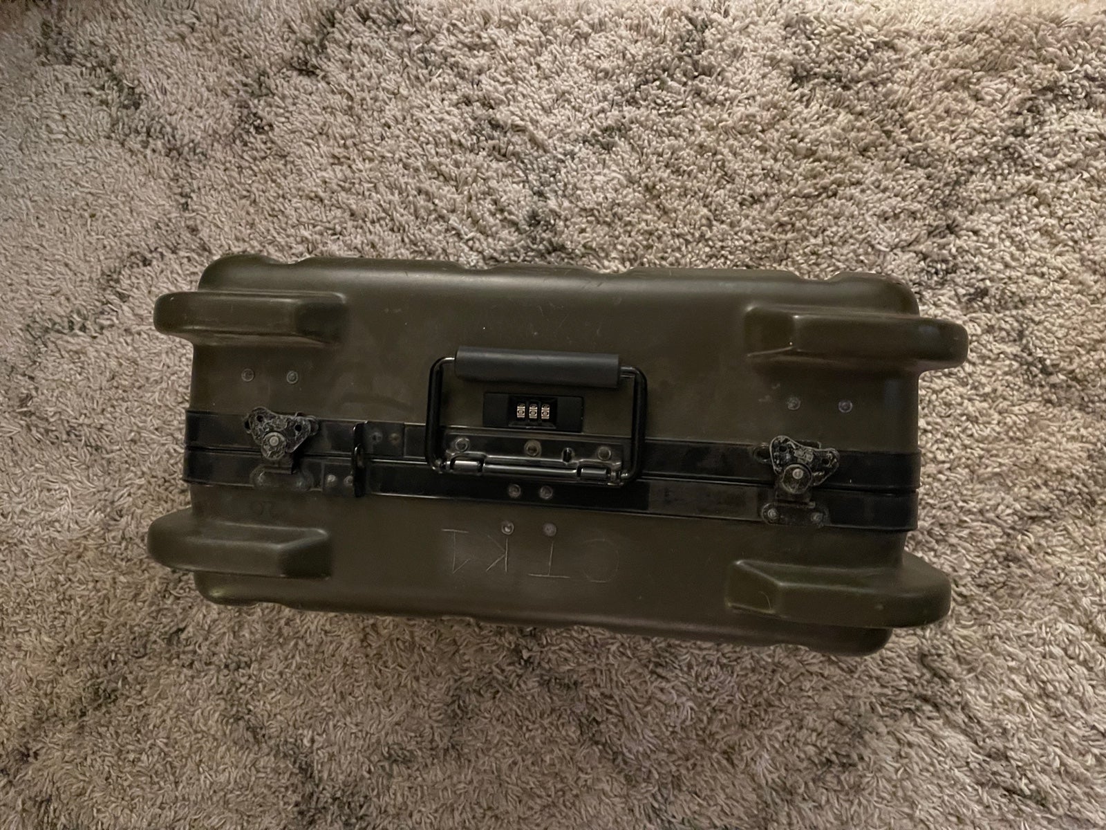Vintage Jensen JTK-87RIM Green Electrical Technician Tool Case