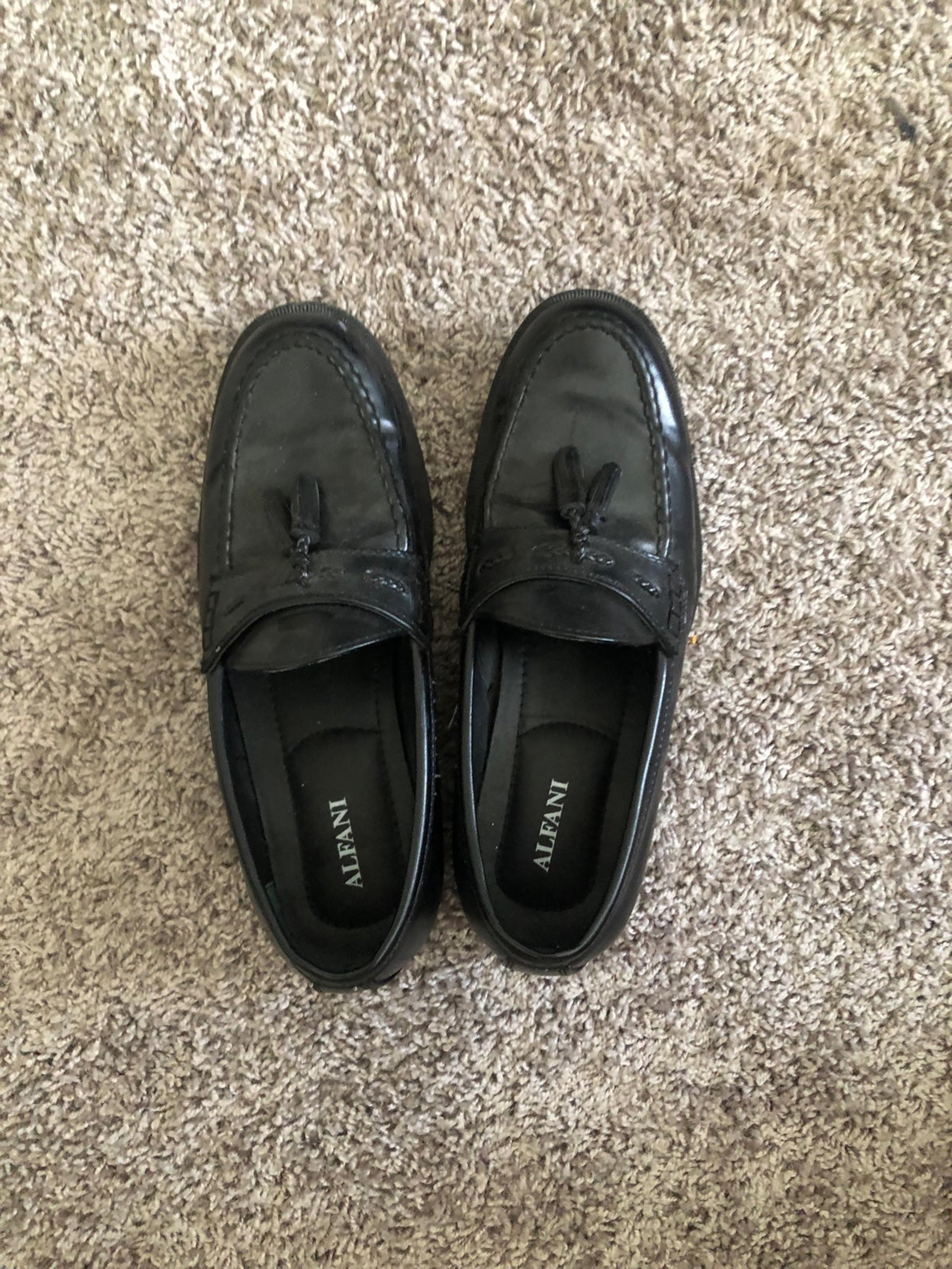 Leather Alfani Mens Shoes