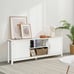 TV Stand Entertainment Media Center for TV's up to 65 w/Storage Cabinets White