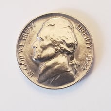 1944 Jefferson Nickel FS (MS)