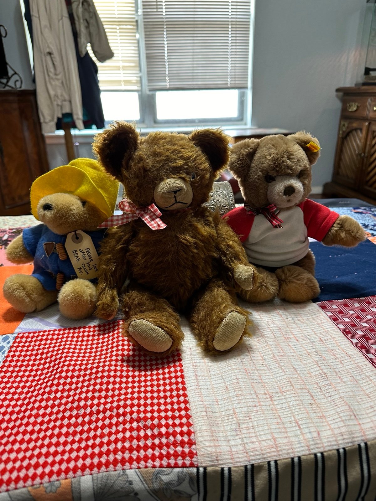 Antique teddy bear’s