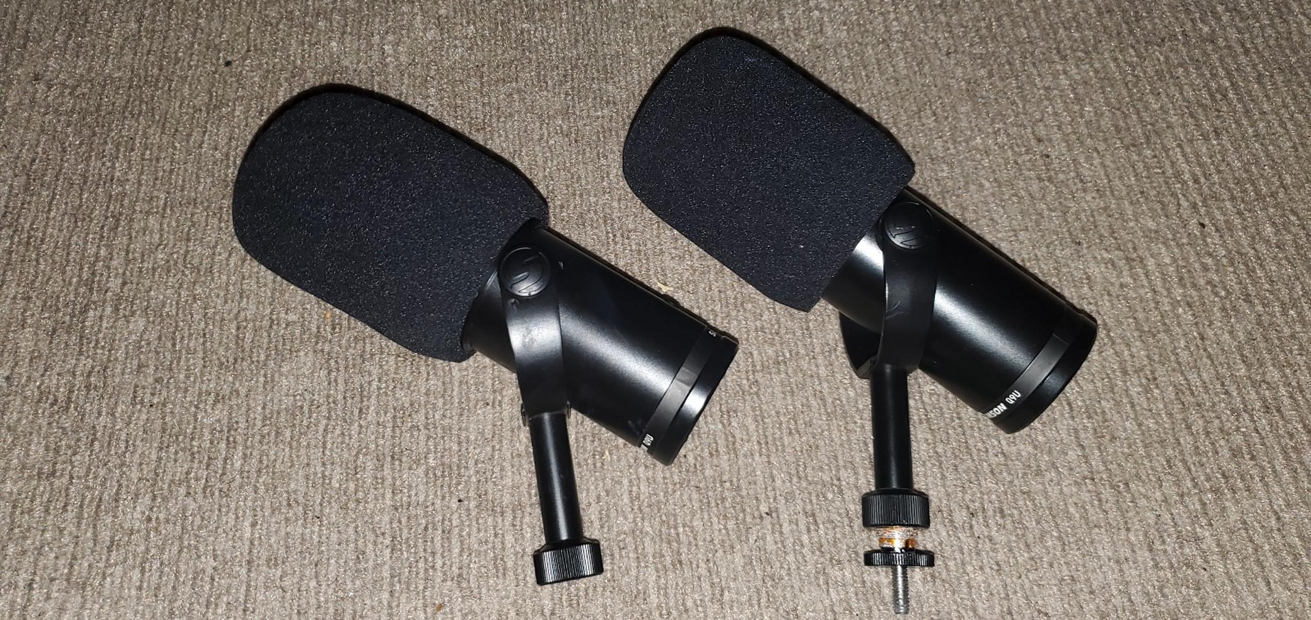Samson Q9U Broadcast Microphone x2