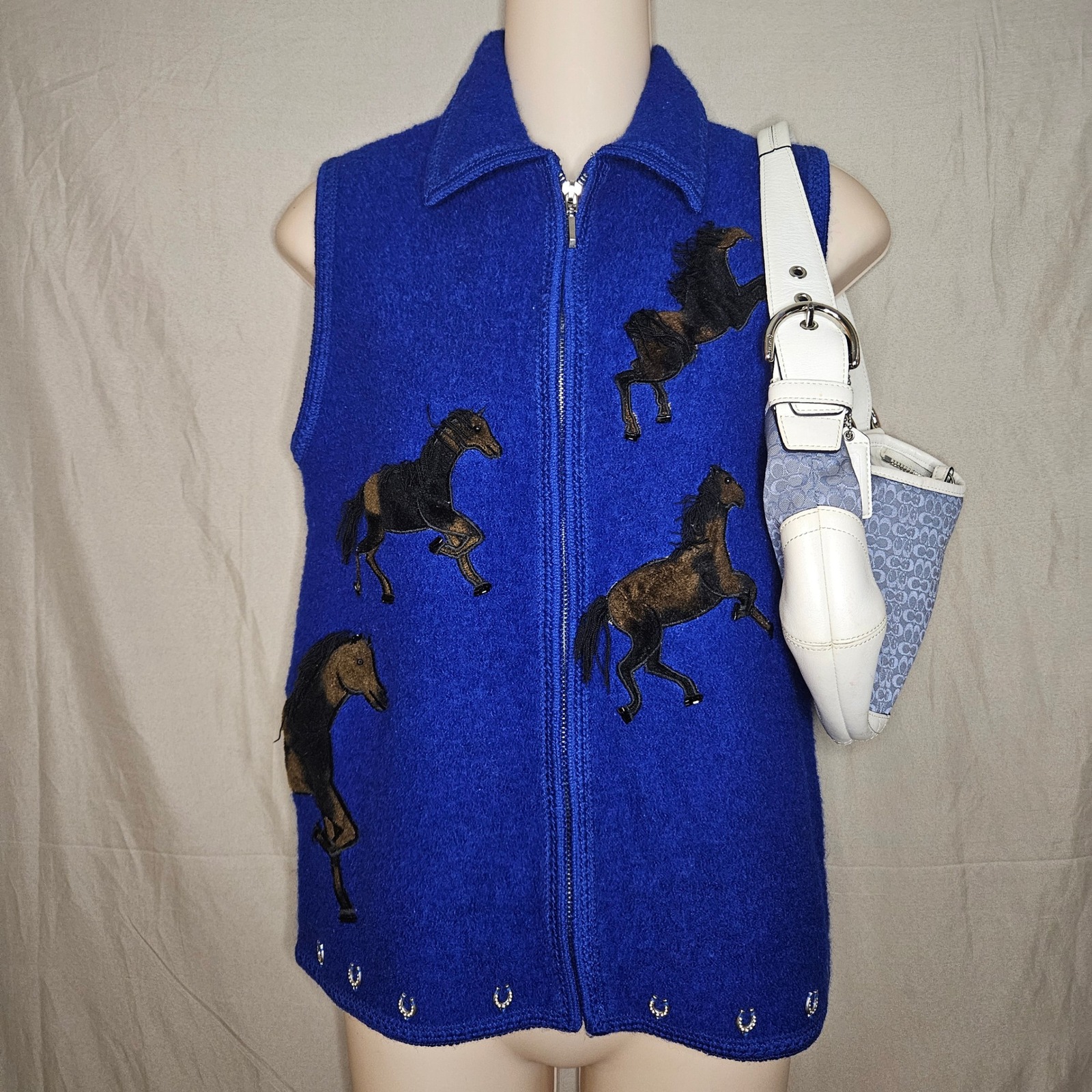 Lisa International Wool Vest Horse