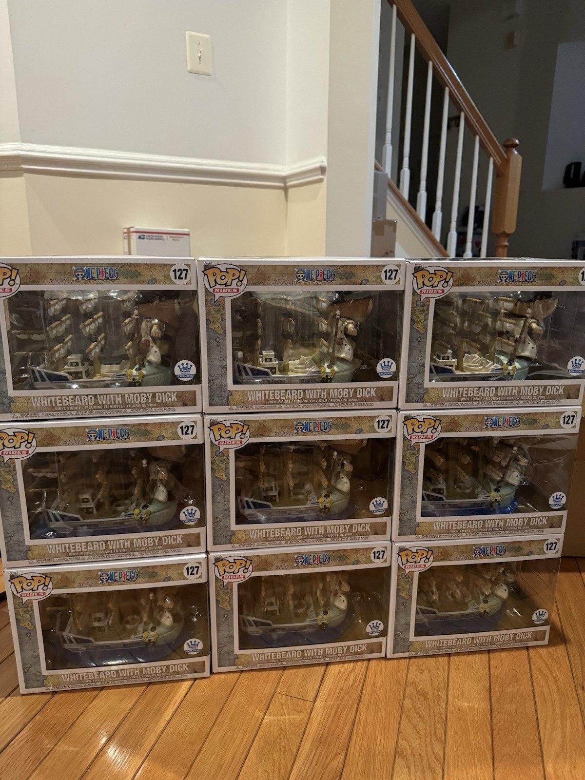 Funko Pop Rides 127 One Piece Whitebeard With Moby Dick Funko Shop Exclusive