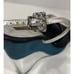 Auth Louis Vuitton Black Satin Silver Leather Teal Suede Wedge Heels EU 38 US 8
