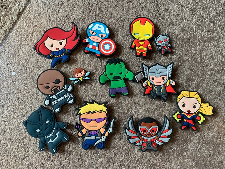 Marvel Avengers Chibi Magnet Set