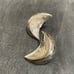 Vintage Sterling Crescent Moon Earrings