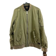 Carhartt Green Full Zip Adam Bomber Jacket Coat Top Men's Size Large