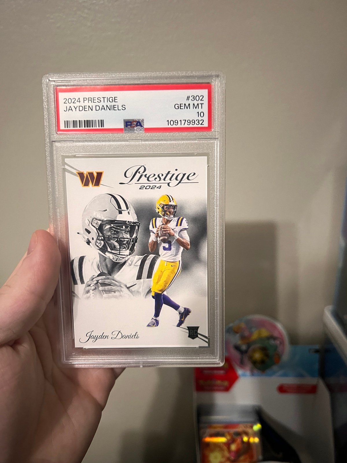 PSA 10 Jayden Daniels prestige rookie base